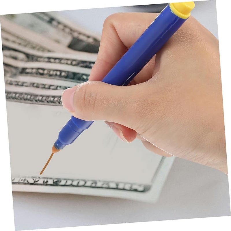 10Pcs Blue Money Detector Pens Water Based Ink For Accurate Cash Verification Home Business Use - Image 5